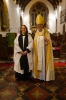 Our new Rector, Mother Elizabeth Burke with Bishop of Crediton, The Right Reverend Dame Sarah Mullally